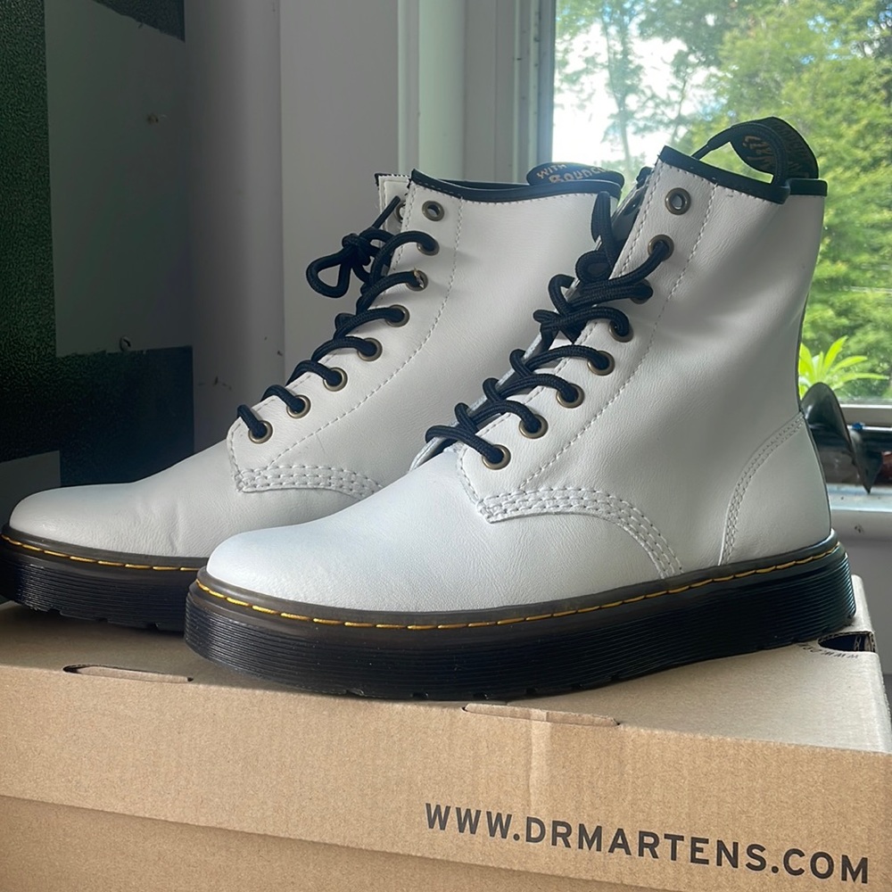 White Doc Martins